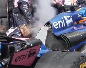 Pierre Gasly terminó último en la Sprint del Gran Premio de Bélgica por una falla en su Alpine