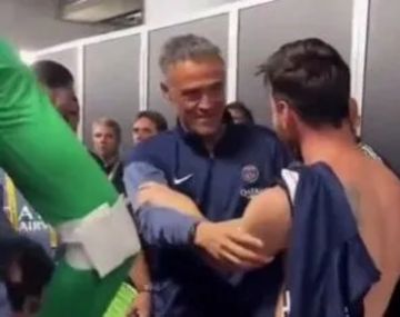 El reencuentro de Messi y Luis Enrique luego del PSG vs Inter Miami