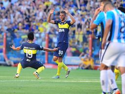 Bou festeja su gol Bou festeja su gol