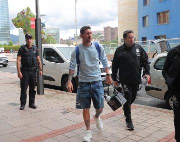 Messi ya está concentrado con la Selección en Bilbao