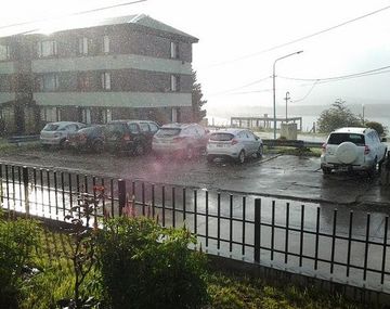 Cayó nieve en Ushuaia en medio de la ola de calor