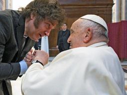 Javier Milei y el maligno papa Francisco.
