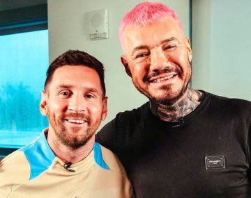 Lionel Messi y Marcelo Tinelli