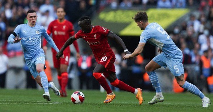Los cinco goles de Manchester City-Liverpool
