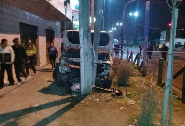 Así quedó la patrulla de Gendarmería