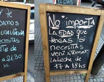 Solidaridad ante la crisis: entregan viandas a personas necesitadas en un restaurante