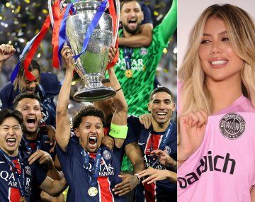 Wanda celebró la Champions del PSG y estallaron los rumores: ¿sale con un jugador?