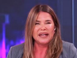 El llanto de Nazarena Vélez. El llanto de Nazarena Vélez.