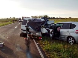 Cuatro muertos por un choque en la ruta nacional 18 - Crédito: www.elonce.com Cuatro muertos por un choque en la ruta nacional 18 - Crédito: www.elonce.com