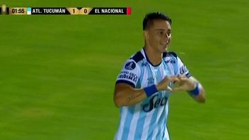 Zampedri metió el primer gol en la historia de Atlético Tucumán en la Copa Libertadores Zampedri metió el primer gol en la historia de Atlético Tucumán en la Copa Libertadores