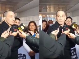 Juan Minujín, apoyando al Hospital Garrahan.
