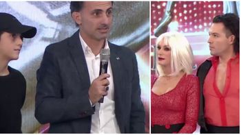 Diego Latorre fue a ShowMatch para apoyar a su mujer Diego Latorre fue a ShowMatch para apoyar a su mujer