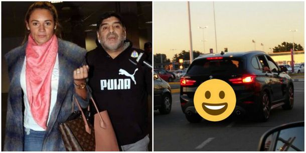 Diego Maradona llegó a Argentina