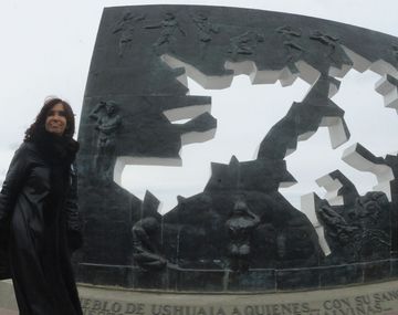 Cristina Kirchner encabeza el acto central en Ushuaia