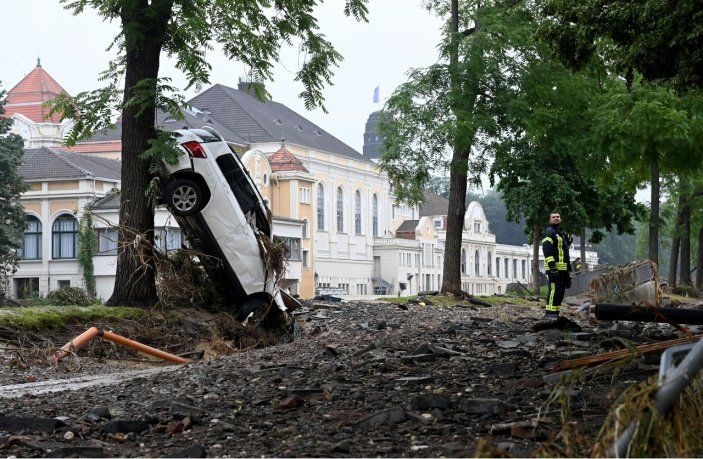Alemania y Bélgica enfrentan una inundación histórica