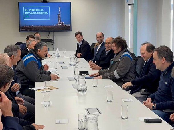 Milei se reunió con empresarios de las principales operadoras en el yacimiento