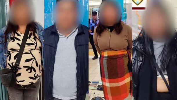 Flores: detienen a cuatro pungas con 14 celulares robados en la vía pública
