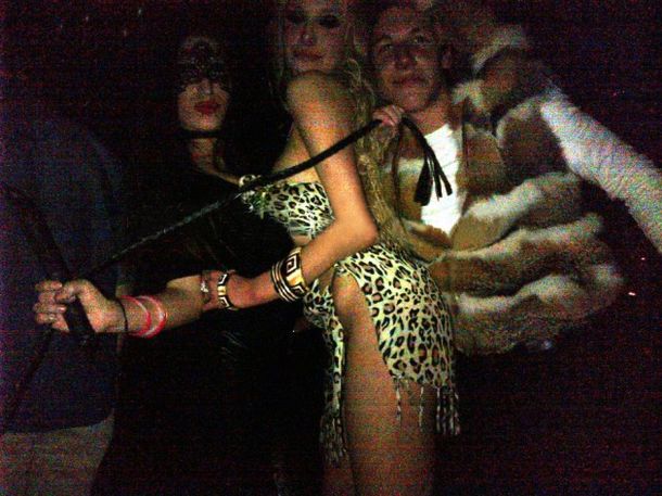 Charlotte Caniggia y un disfraz que la dejó al desnudo