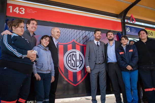 Vecinos bautizaron como San Lorenzo una estación del Metrobus Sur