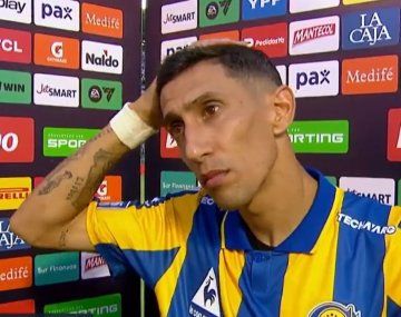 La respuesta de Di María a la controversia por el pasillo invertido de Estudiantes