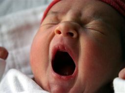 Bostezo de bebé