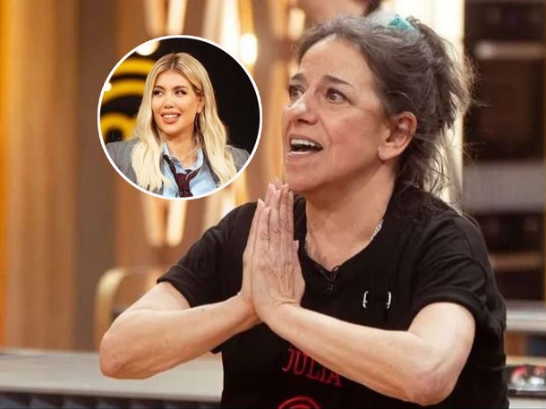Julia Calvo sorprendió a Wanda Nara con una confesión íntima en su despedida de MasterChef
