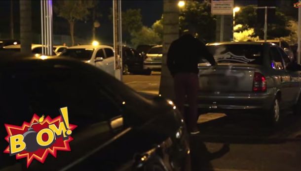 Una lección: pintó autos estacionados en lugares para discapacitados