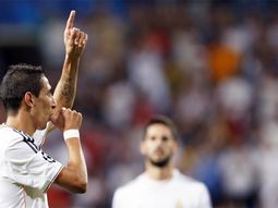 con dos goles de di maria, el real supero a copenhague con dos goles de di maria, el real supero a copenhague