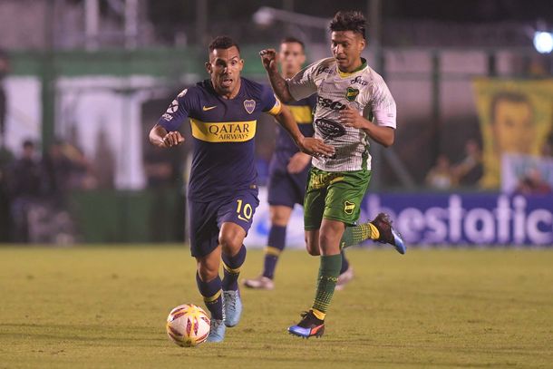 Carlos Tevez marcó el único gol del partido