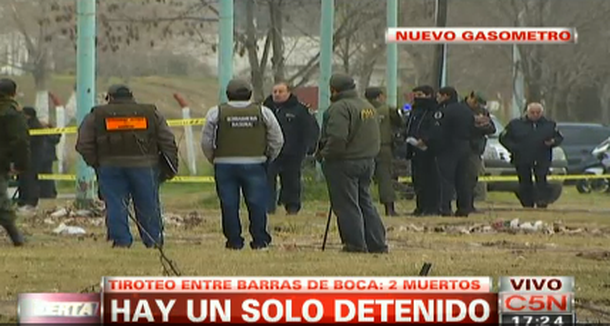 Tiroteo entre barras de Boca: dos muertos y varios heridos