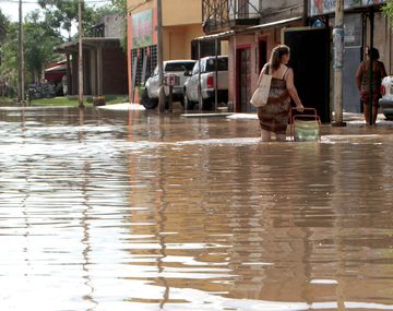 Corrientes: un temporal en enero de 2019 dejó las calles inundadas