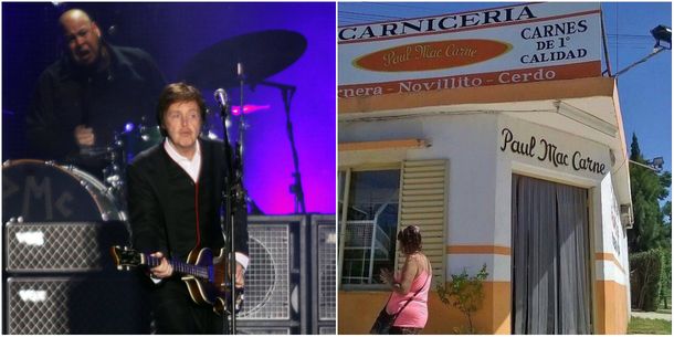 Paul McCartney, encantado con el tributo que le hizo un carnicero muy pícaro