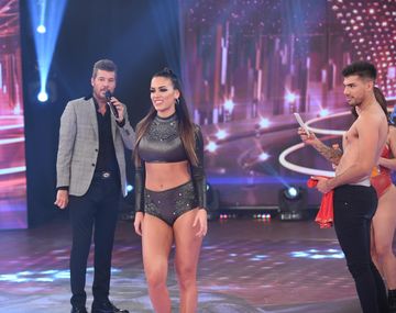 Rocío Robles, Marcelo Tinelli y Tyago Griffo