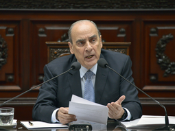 Guillermo Francos en la Cámara de Diputados.