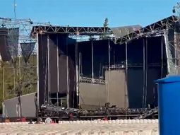 Se derrumbó el escenario del show de Tini Stoessel 