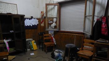 Destrozos en la comisaría de Benito Juárez Destrozos en la comisaría de Benito Juárez