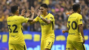 Carlos Tevez y Cristian Pavón en Boca Carlos Tevez y Cristian Pavón en Boca