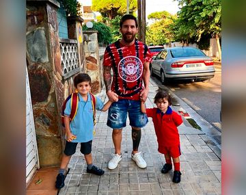 Leo junto a Thiago y Mateo
