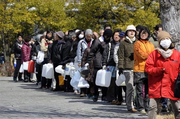 evacuados japon