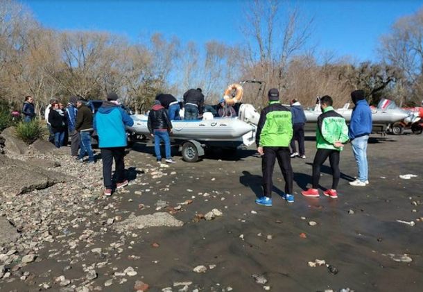 Punta Lara: buscan a dos pescadores desaparecidos en el Río de la Plata