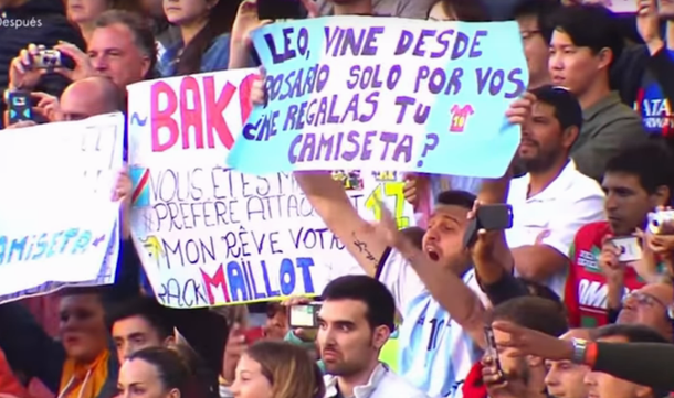La ilusión de un hincha argentino por la camiseta de Messi