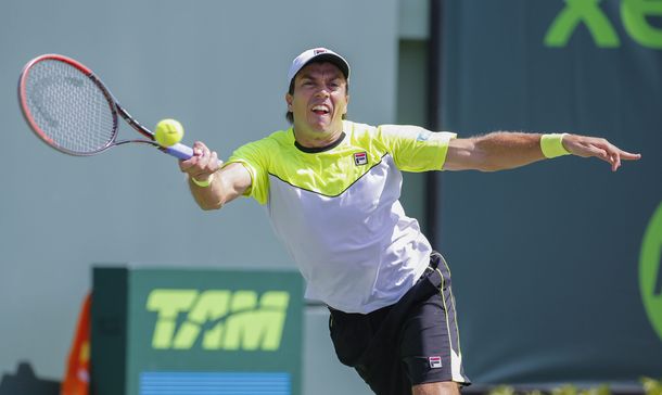 Berlocq ganó en su debut y avanzó de ronda en Miami