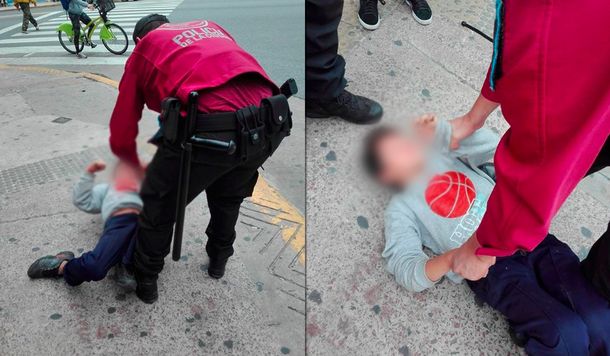 Así detuvo la Policía de la Ciudad al nene
