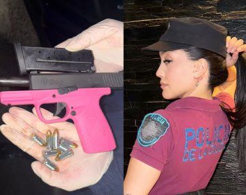 Detuvieron con drogas y armas en su poder a la expolicía que grabó contenido erótico con su uniforme puesto.