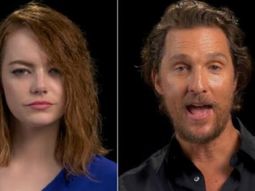 Emma Stone y Matthew McConaughey, algunos de los que le cantaron a Trump Emma Stone y Matthew McConaughey, algunos de los que le cantaron a Trump