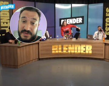 El descargo de Rebord luego de que se levantara un programa en vivo en Blender
