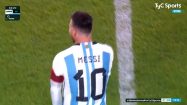Así fue el ingreso de Messi ante Paraguay: la ovación del Monumental
