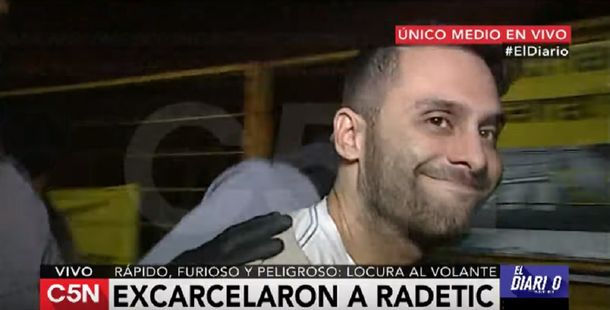 Alejandro Radetic habló tras ser excarcelado