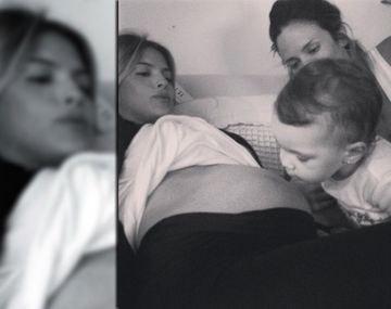 La foto de María del Cerro embarazada junto a Paula Chaves y Olivia que emocionó en las redes sociales