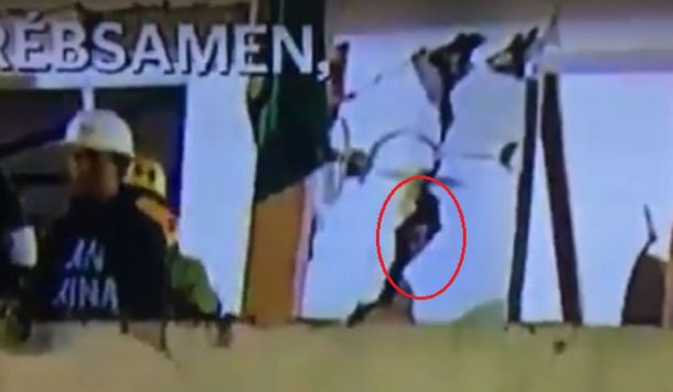 Esa es la silueta que se vio desde la televisión&nbsp;